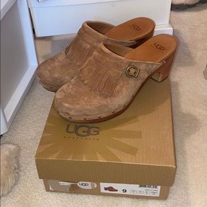 Ugg suede clogs